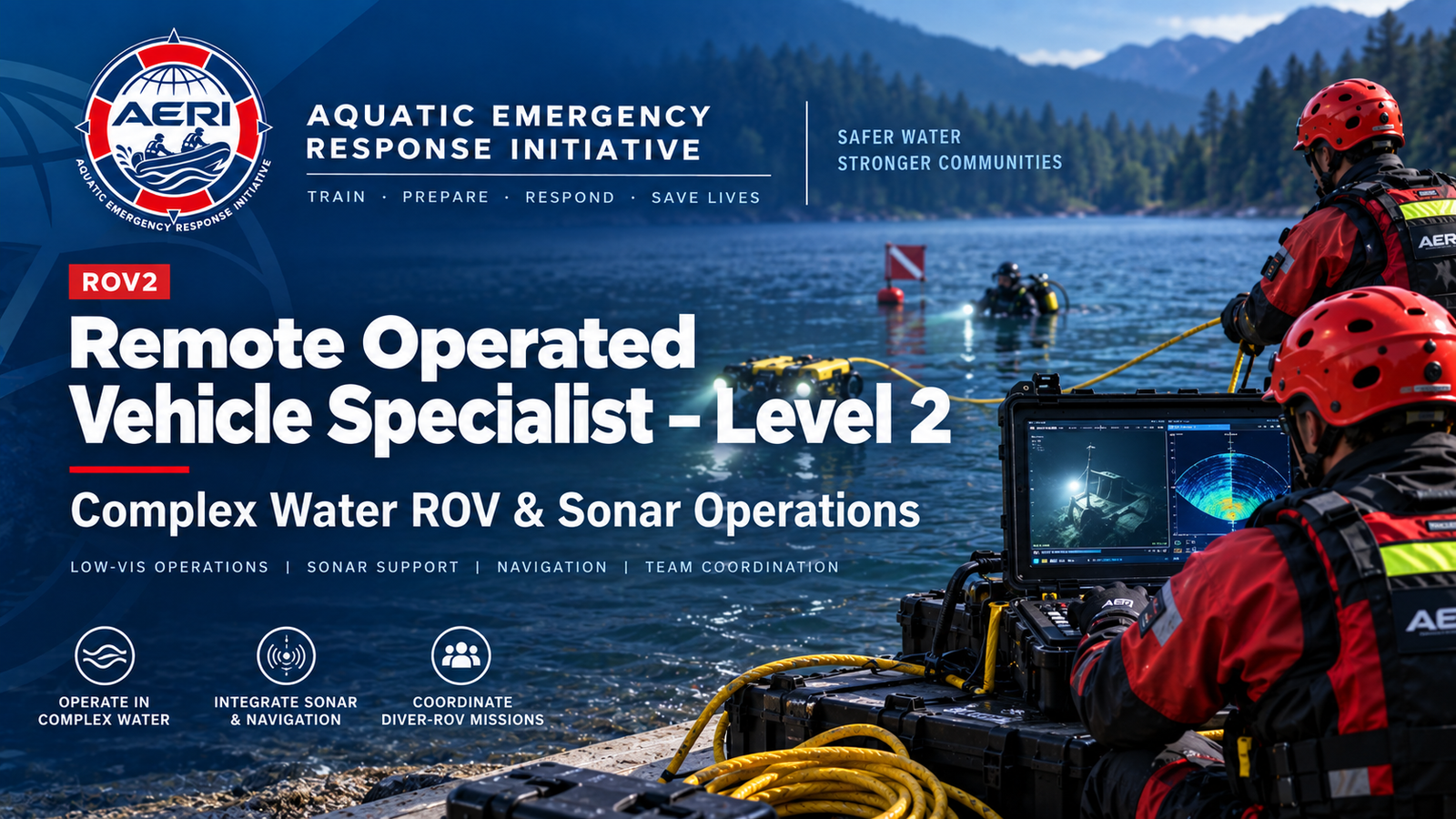 Remotely Operated Vehicle (ROV) Specialist – Level 2